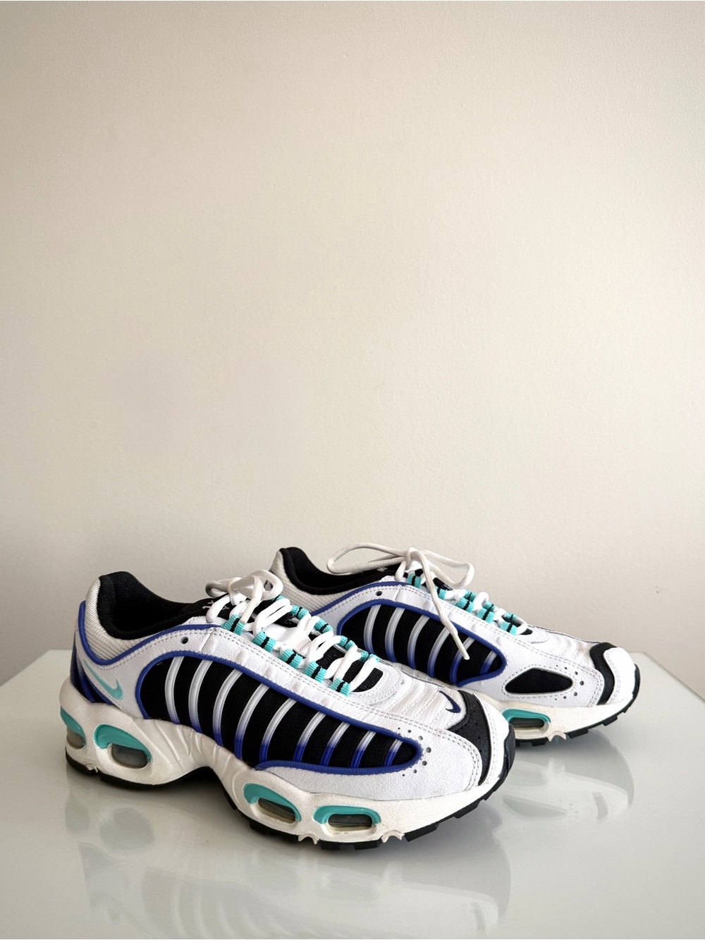 Nike Air Max Tailwind IV White Purple Teal Y2K Sneakers – NEW